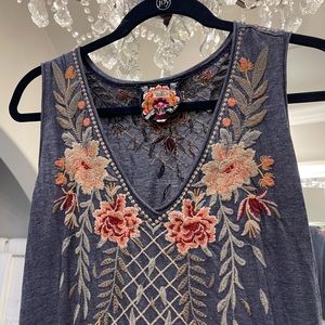 Johnny was dress blue and blush